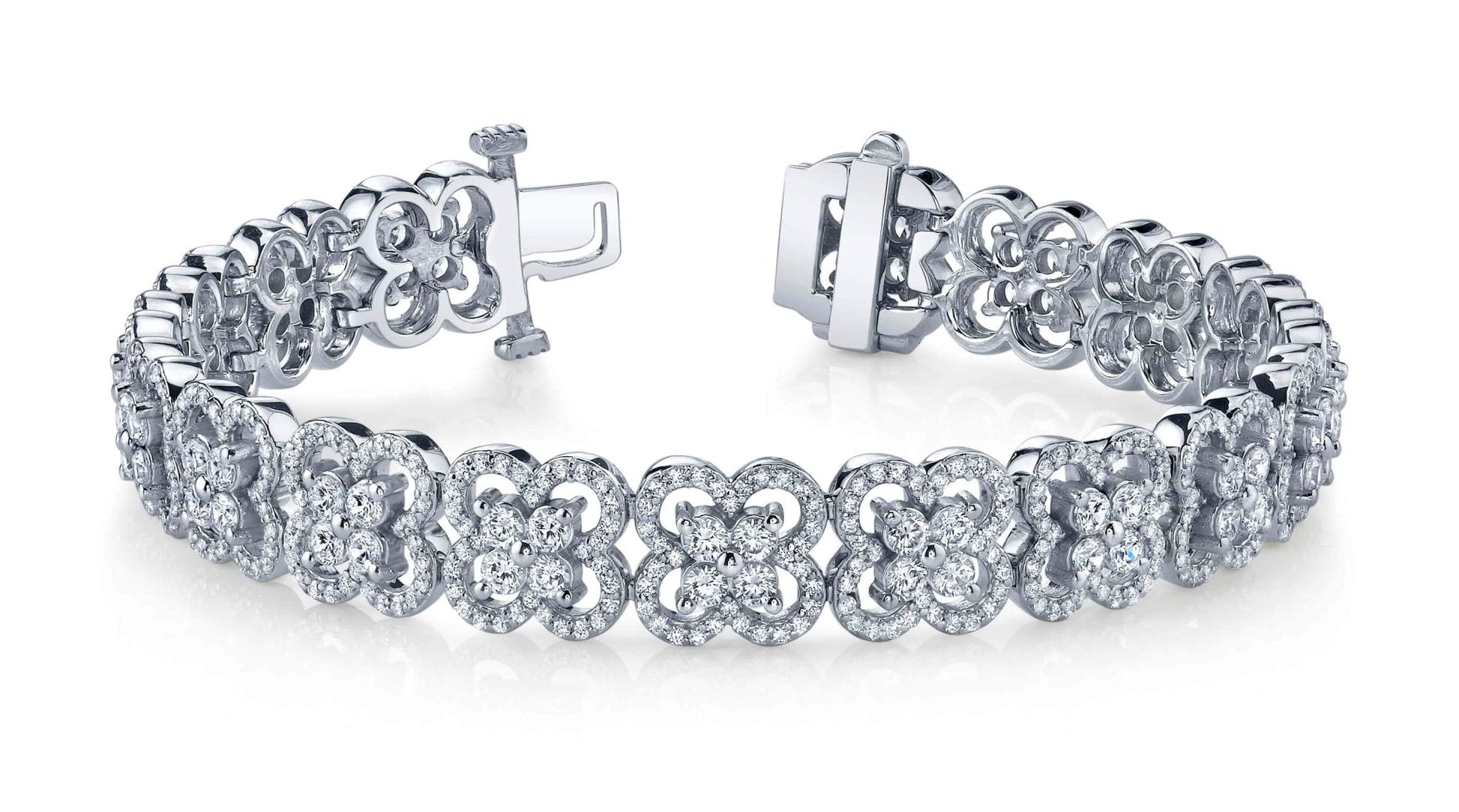 Blossoming Beauty Lab - Grown Diamond Bracelet with 5.06 ct.(finished) 1mm, 1.8mm - Luxury Time NYC