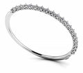 Blossoming Florals Diamond Bangle with 1.44 ct.(finished) 2.5mm - Luxury Time NYC