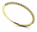 Blossoming Florals Diamond Bangle with 2.10 ct.(finished) 3mm - Luxury Time NYC