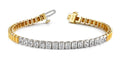 Box Link Diamond Bracelet with 0.53 ct.(finished) 2.25mm - Luxury Time NYC