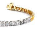 Box Link Diamond Bracelet with 1.04 ct.(finished) 2.5mm - Luxury Time NYC