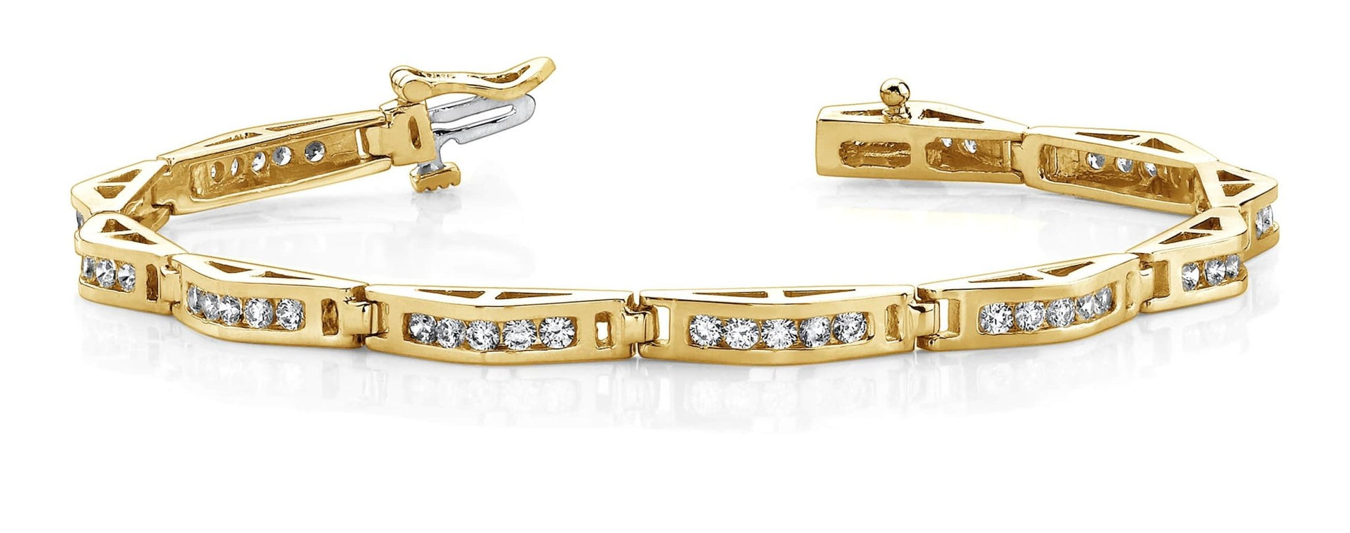 Bridge Link Lab - Grown Diamond Bracelet with 3.00 ct.(finished) 2.5mm - Luxury Time NYC