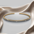 Brilliant Cut Diamond Flexible Bangle Diamond with 0.68 ct.(finished) 1.75mm - Luxury Time NYC