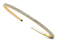 Brilliant Cut Diamond Flexible Lab - Grown Diamond Bangle with 0.68 ct.(finished) 1.75mm - Luxury Time NYC