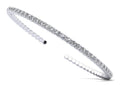 Brilliant Cut Diamond Flexible Lab - Grown Diamond Bangle with 1.02 ct.(finished) 2mm - Luxury Time NYC