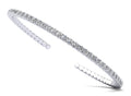 Brilliant Cut Round Diamond Flexible Bangle Diamond with 2.05 ct.(finished) 2mm - Luxury Time NYC