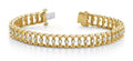 Candlestick Link Diamond Bracelet with 3.96 ct.(finished) 2.8mm - Luxury Time NYC