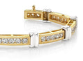 Channel Set Diamond Bracelet with 1.50 ct.(finished) 2mm - Luxury Time NYC