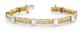 Channel Set Diamond Bracelet with 4.00 ct.(finished) 3mm - Luxury Time NYC