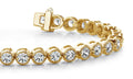 Circle Milgrain Diamond Bracelet with 3.76 ct.(finished) 2.7mm - Luxury Time NYC