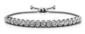 Classic 4 Prong Adjustable Diamond Bracelet with 1.26 ct.(finished) 2.5mm - Luxury Time NYC