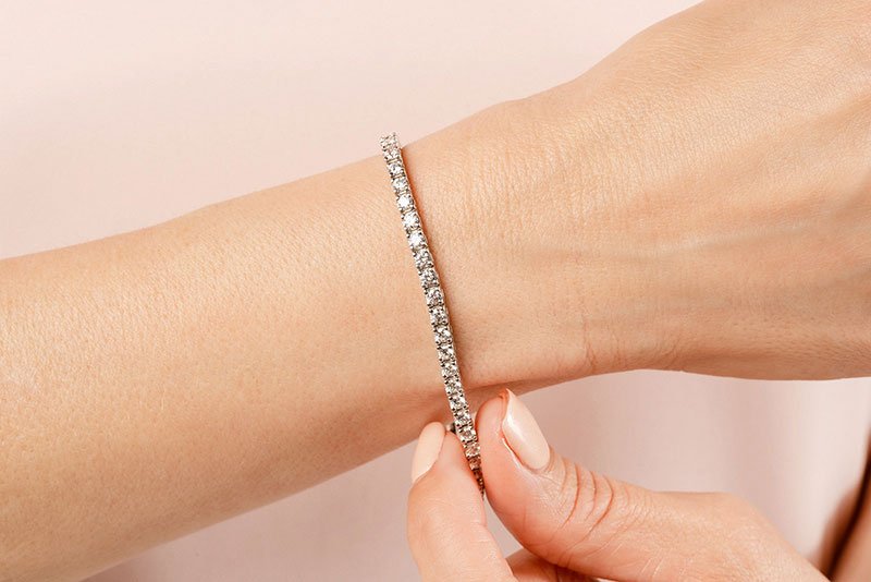 Classic 4 Prong Lab - Grown Diamond Tennis Bracelet with 21.60 ct.(finished) 6.1mm - Luxury Time NYC