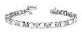 Classic Alternating Circle And Diamond Bracelet with 0.96 ct.(finished) 2.25mm - Luxury Time NYC