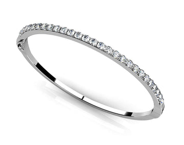 Classic Diamond Bangle with 0.98 ct.(finished) 1.8mm - Luxury Time NYC