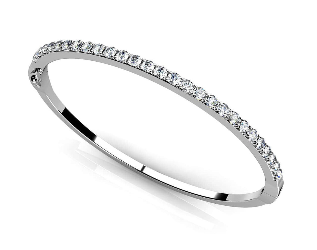 Classic Diamond Bangle with 1.46 ct.(finished) 2.3mm - Luxury Time NYC