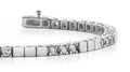 Classic Diamond Block Harmony Lab - Grown Diamond Tennis Bracelet with 1.05 ct.(finished) 2.0mm - Luxury Time NYC