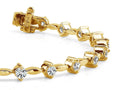 Classic Diamond Link Diamond Bracelet with 3.15 ct.(finished) 3.4mm - Luxury Time NYC