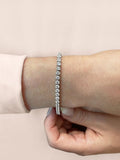 Classic Four Prong Diamond Tennis Bracelet with 15.00 ct.(finished) 5mm - Luxury Time NYC