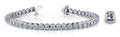 Classic Four Prong Diamond Tennis Bracelet with 15.40 ct.(finished) 5.2mm - Luxury Time NYC