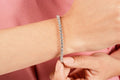 Classic Four Prong Diamond Tennis Bracelet with 3.42 ct.(finished) 2.5mm - Luxury Time NYC