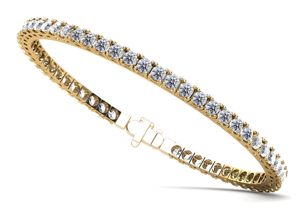 Classic Four Prong Flexible Bangle Diamond with 3.03 ct.(finished) 2.5mm - Luxury Time NYC