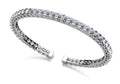 Classic Four Prong Flexible Diamond Bangle with 4.68 ct.(finished) 2.8mm - Luxury Time NYC