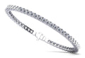 Classic Four Prong Flexible Lab - Grown Diamond Bangle with 2.31 ct.(finished) 2mm - Luxury Time NYC