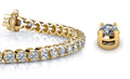 Classic Four Prong Lab - Grown Diamond Tennis Bracelet with 9.50 ct.(finished) 4mm - Luxury Time NYC