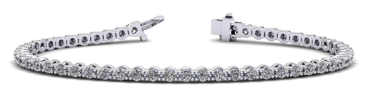 Classic Link Lab - Grown Diamond Tennis Bracelet with 4.95 ct.(finished) 3.1mm - Luxury Time NYC