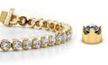 Classic Prong Set Lab - Grown Diamond Tennis Bracelet with 3.36 ct.(finished) 2.7mm - Luxury Time NYC