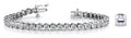 Classic Round Bezel Set Diamond Tennis Bracelet with 2.08 ct.(finished) 2.25mm - Luxury Time NYC