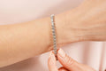 Classic S Shaped Diamond Tennis Bracelet with 0.77 ct.(finished) 1.25mm - Luxury Time NYC