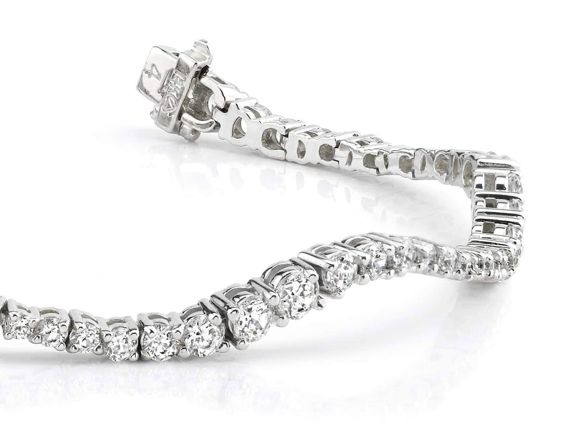 Classic Wave Journey Bracelet In Diamond with 4.00 ct.(finished) - Luxury Time NYC