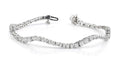 Classic Wave Journey Bracelet In Lab - Grown Diamond with 3.07 ct.(finished) - Luxury Time NYC