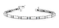 Clean Design Diamond And Bar Diamond Bracelet with 2.40 ct.(finished) 3.5mm - Luxury Time NYC