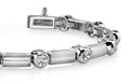 Diamond And Bar Diamond Bracelet with 1.92 ct.(finished) 3.5mm - Luxury Time NYC