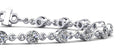 Diamond And Chain Link Diamond Bracelet with 1.44 ct.(finished) 2.5mm - Luxury Time NYC