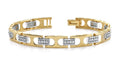 Diamond Buckle Link Diamond Bracelet with 1.00 ct.(finished) 1.8mm - Luxury Time NYC