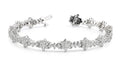 Diamond Cluster Bracelet Lab - Grown Diamond with 7.05 ct.(finished) 2.3mm, 2.6mm, 2.8mm - Luxury Time NYC