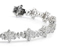 Diamond Cluster Bracelet Lab - Grown Diamond with 7.05 ct.(finished) 2.3mm, 2.6mm, 2.8mm - Luxury Time NYC