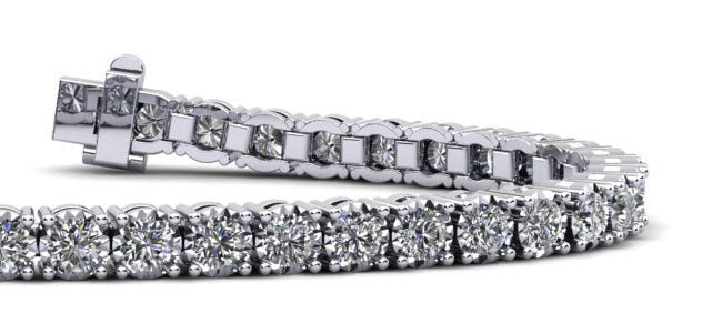 Diamond Crown Diamond Tennis Bracelet with 1.50 ct.(finished) 1.75mm - Luxury Time NYC