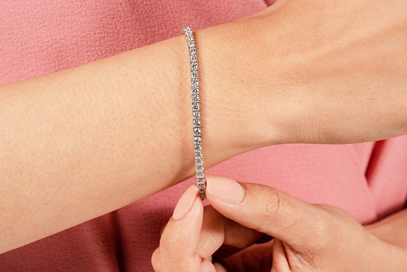 Diamond Dreams Lab - Grown Diamond Tennis Bracelet with 8.60 ct.(finished) 3.7mm - Luxury Time NYC