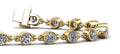 Diamond Drops Chain Link Bezel Diamond Bracelet with 4.75 ct.(finished) 4mm - Luxury Time NYC