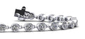 Diamond Drops Single Link Bezel Bracelet Diamond with 6.00 ct.(finished) 4mm - Luxury Time NYC