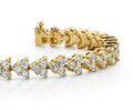 Diamond Pyramid Design Bracelet Lab - Grown Diamond with 7.98 ct.(finished) 3.0mm - Luxury Time NYC