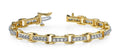 Diamond Quad Link Diamond Bracelet with 2.42 ct.(finished) 2.5mm - Luxury Time NYC