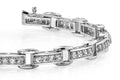 Diamond Quad Link Diamond Bracelet with 2.42 ct.(finished) 2.5mm - Luxury Time NYC