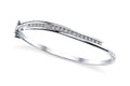 Diamond Row Lab - Grown Diamond Bangle with 1.10 ct.(finished) 2.4mm - Luxury Time NYC