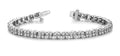 Diamond Squares Bracelet Lab - Grown Diamond with 3.96 ct.(finished) 1.75mm - Luxury Time NYC