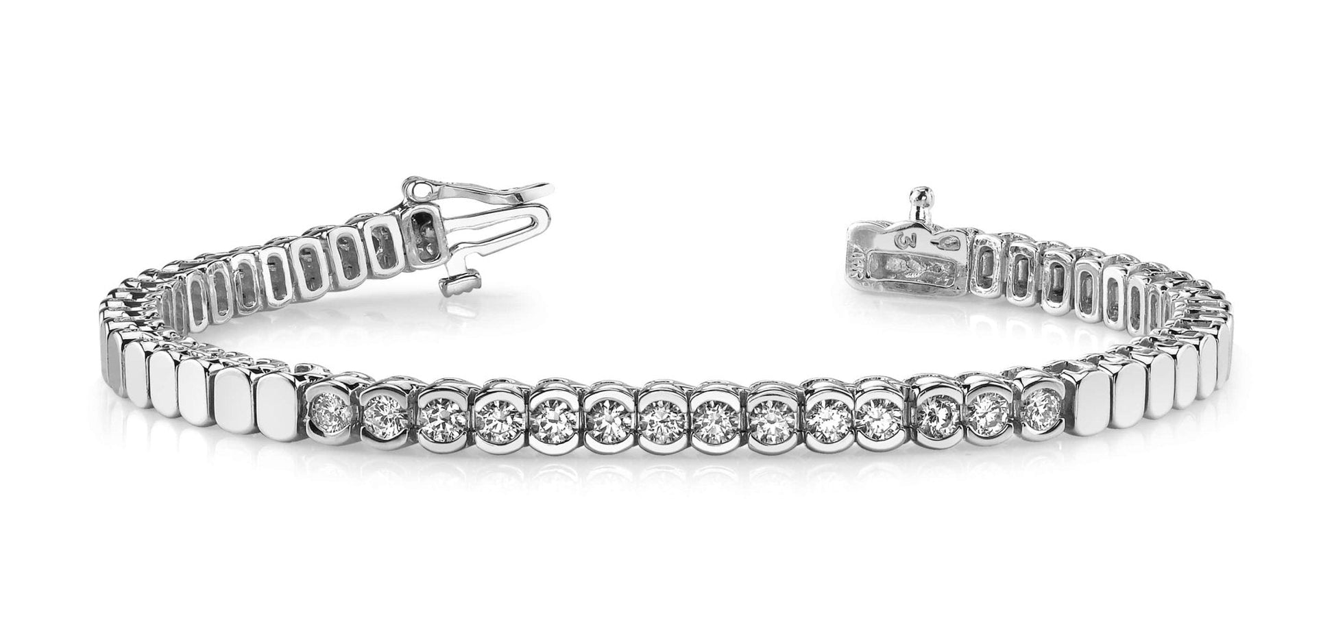 Diamond Tears Diamond Bracelet with 0.54 ct.(finished) 2.0mm - Luxury Time NYC